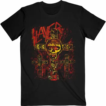 Pánská móda Slayer tričko, SOS Crucifixion Black, pánské L