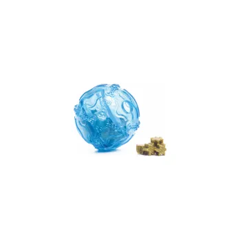 Hračka pro psa JK ANIMALS TPR – Snack ball modrý, průměr 8 cm