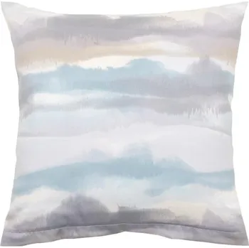 Polštář SCANquilt povlak SATÉN PLUS akvarel modrošedá 40 x 40 cm