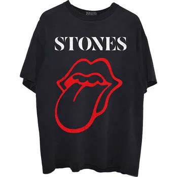 Pánské tričko Rolling Stones tričko, Sixty Classic Vintage Tongue Black, pánské XXL