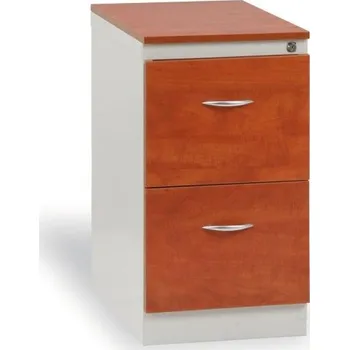 Kartotéka Kartotéka korpus ocel, čelo dřevo, 2 zásuvky JULIE, kalvados