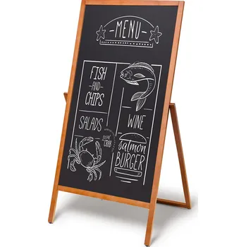 Dřevěné áčko Flip 68 x 140 cm světle hnědá