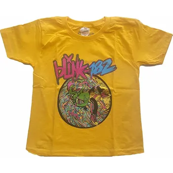 Karnevalový kostým Blink 182 tričko, Overboard Event Yellow, dětské M velikost M věk (7-8 let)