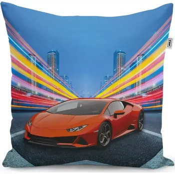 Polštář Dekorační polštář Sportovní auto 2 - Sablio - 50x50 cm