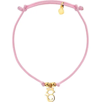 Náramek Náramek s prvky z pozlaceného stříbra - kočka - AP532-7205