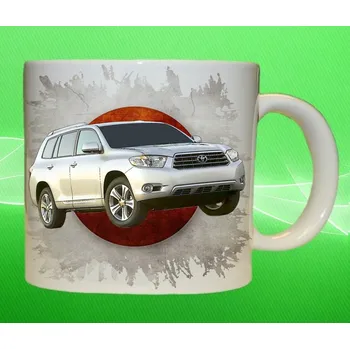 hrnek Toyota Highlander II 75ml (hrneček s osobním autem TOYOTA)