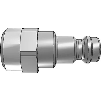 Příslušenství ke kompresoru Vsuvka přímá s volným průtokem na plastovou hadičku 6x8mm bez ventilu Rectus Parker 21SFKO08MXN