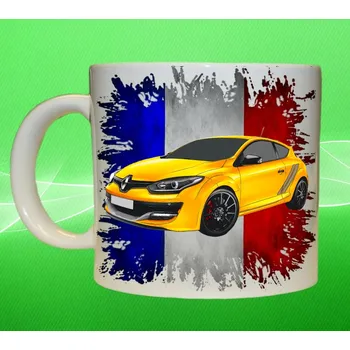 hrnek Renault Mégane RS 75ml (hrneček s osobním autem RENAULT)