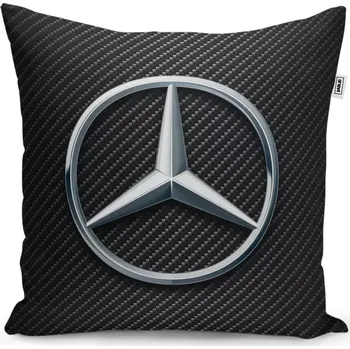 Polštář Dekorační polštář Logo 4 Carbon - Sablio - 50x50 cm