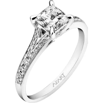 Prsten Prsten z bílého zlata s diamanty - 1,20 ct - ryzost 750 - 220.208