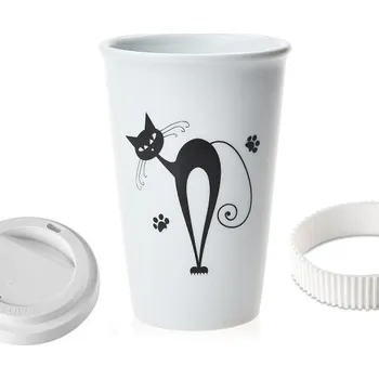 pohárek na kávu sebou Coffee to Go! Black Cats