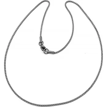 Řetízek Ocelový řetízek č. 35 lesklý (0,1 x 40-60 cm) 42 cm