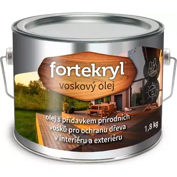 Lak na dřevo Austis FORTEKRYL voskový olej 1,8 kg palisandr