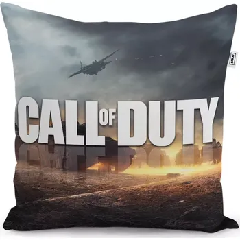 Polštář Dekorační polštář Call of Duty Bojiště - Sablio - 40x40 cm