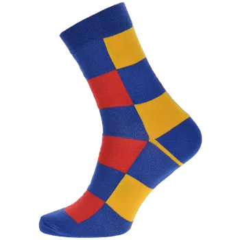 Pánské ponožky Ponožky - Kostky barevné - velikost 39-42 (Velikost 39-42)