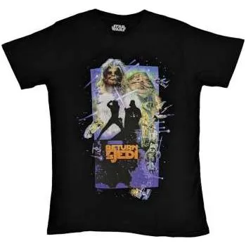 Pánské tričko Merch Star Wars: Star Wars Unisex T-shirt: Return Of The Jedi Poster (x-large) Black