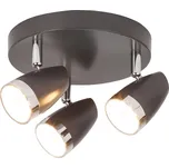Svítidlo RABALUX 6514 Karen antracitová šedá/ chromová LED 3x 4W
