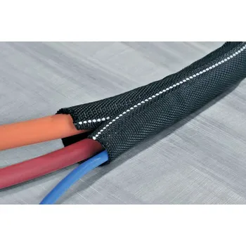 HELLERMANNTYTON Opletení Twist-In-FR 50 PET BKIDWH 15 170-01109