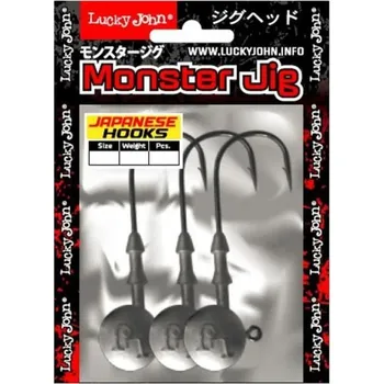 Rybářský háček Lucky John Monster Jig 3g vel.1/0 4ks