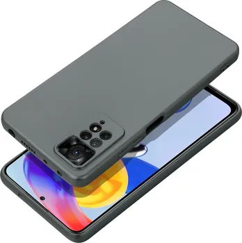 Pouzdro na mobilní telefon Metallic Case pro Xiaomi Redmi 13C šedé