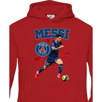 Chlapecká mikina Dětská mikina Lionel Messi, Barva Červená, Velikost 146-152, Canvas Dětská mikina Bezvatriko.cz 2033