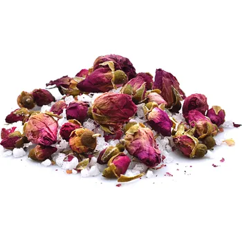 Koupelová sůl FromNature Bylinná sůl s poupaty růže Množství: 500g