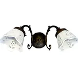 BRINDISI svítidlo 2xE14, 40W, 230V, keramické stínítko, bronz MC052