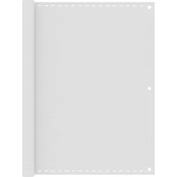 Slunečník ZBXL Balkonová zástěna bílá 120 x 500 cm HDPE