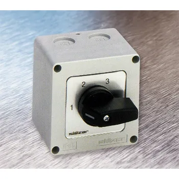 vypínač SÄLZER Spínač 20A/3P 0-1 IP65 černá M220-61003-107M1