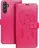 Forcell Mezzo Book pro Samsung Galaxy A14 4G/A14 5G, lapač snů/purpurový