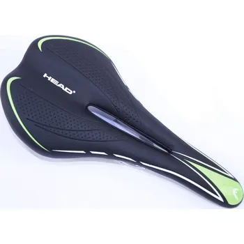 Sedlo na kolo Sedlo Velo Flow s dírou , barva černo - fluo zelené