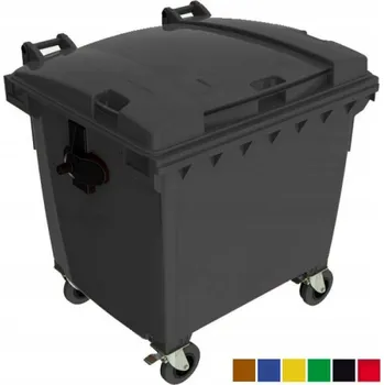 Popelnice Kontejner 1100L - Černý