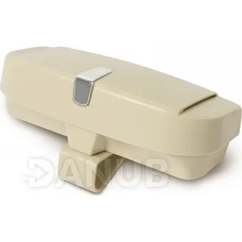 Držák na brýle a karty se skřipcem do auta - Béžová