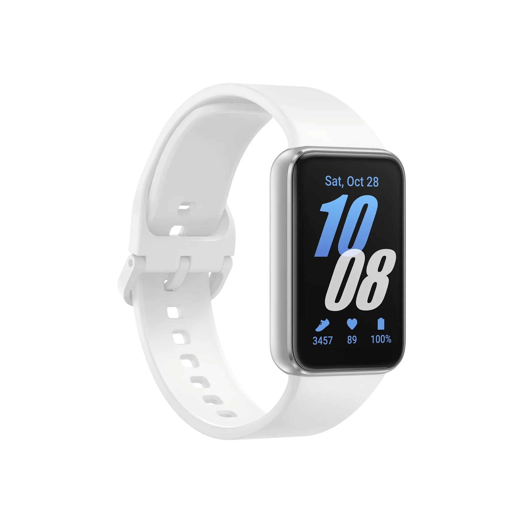 Fotografie 2 - Fitness náramek Samsung Galaxy Fit3 stříbrný