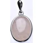 Stříbrný přívěsek, přírodní růženín, přívěšek s růženínem P 1493B