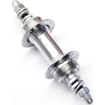 Náboj kola Náboj zadní DACHANG ocelový šroubovací 20děr na matky barva stříbrná