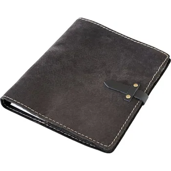 Diář Kožený diář A5 s nýty Barva kůže: Hnědá tmavá semiš (D33)