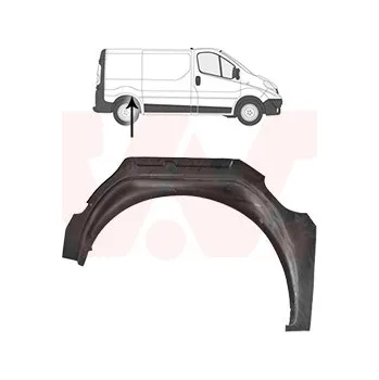 Podběh karosérie Podběh kola VAN WEZEL 4394348