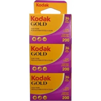 Kinofilm Kodak Gold GB 200/36 3 pack