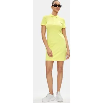 Dámské šaty Tommy Hilfiger Každodenní šaty 1985 WW0WW37853 Žlutá Slim Fit M