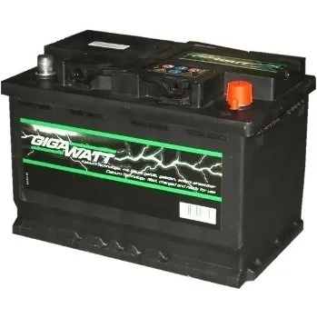 Autobaterie Startovací baterie Gigawatt 72 Ah G72R