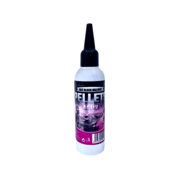 Návnadové aroma LK Baits Pellets Activ 100 ml Salt Black Hallibut