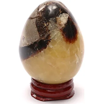 Drahý kámen Magieprirody.cz Septárie dračí vejce 56 mm 141 g + dřevěný podstavec #B431