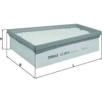 Vzduchový filtr Vzduchový filtr MAHLE LX 3014