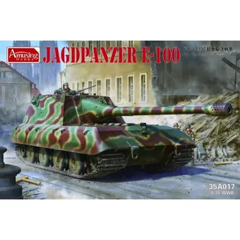 Plastikový model Amusing Hobby 1/35 Jagdpanzer E-100