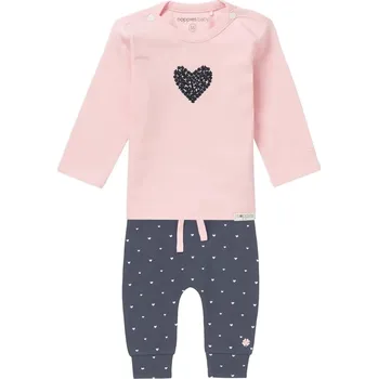 Kojenecká souprava SET NOPPIES ROAD, TRIČKO A KALHOTY, RŮŽOVOMODRÝ Velikost: 56