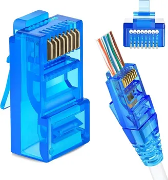 Síťový konektor W-star RJ45EZB RJ45 100 ks