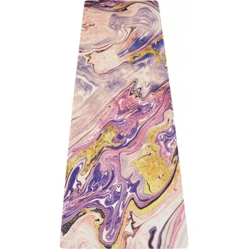 podložka na cvičení Yoga Sport Podložka na Jógu 180x61x0.4 cm fialovo-zlatý mramor