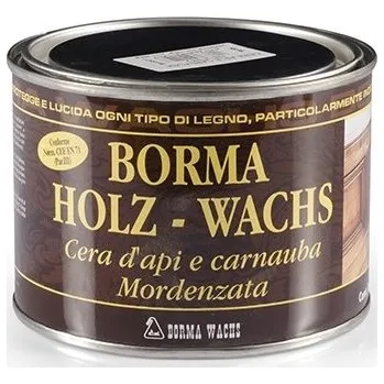 Barva na dřevo Borma Holzwachs Včelí vosk v pastě 0,5 l dub světlý