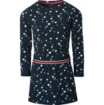 ŠATY NOPPIES ROUX, SE SRDÍČKY, MODRÉ, BAVLNA Velikost: 98